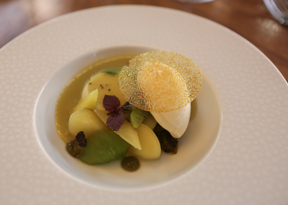 dessert Michelin restaurant Paris