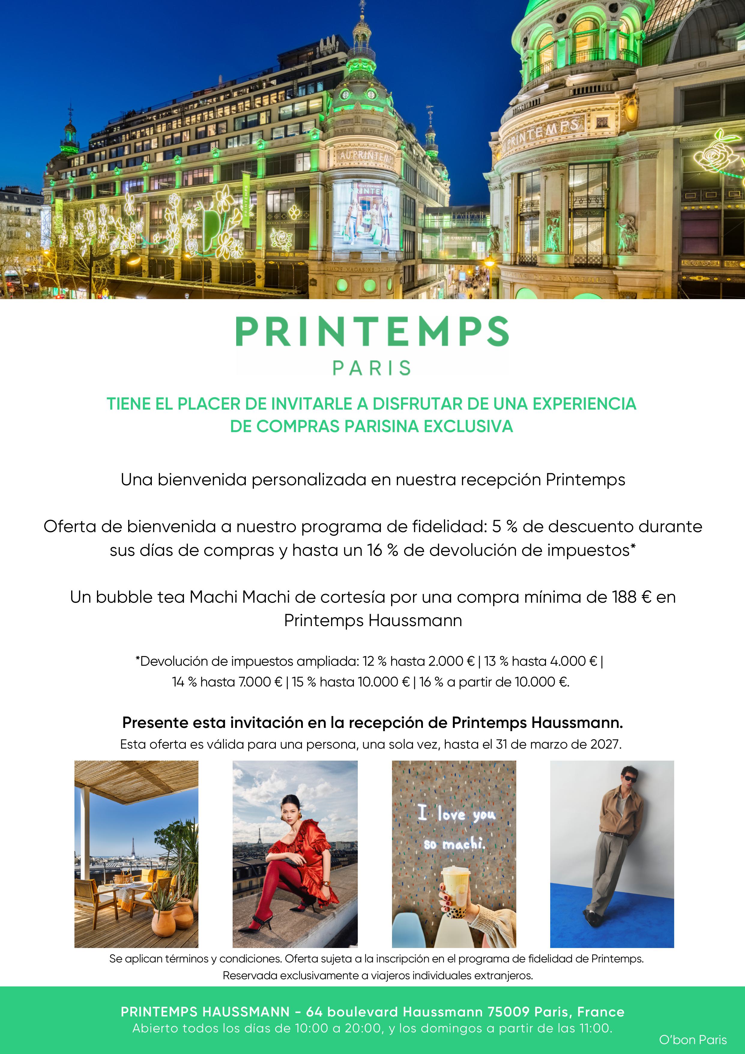 Le Printemps Paris discount