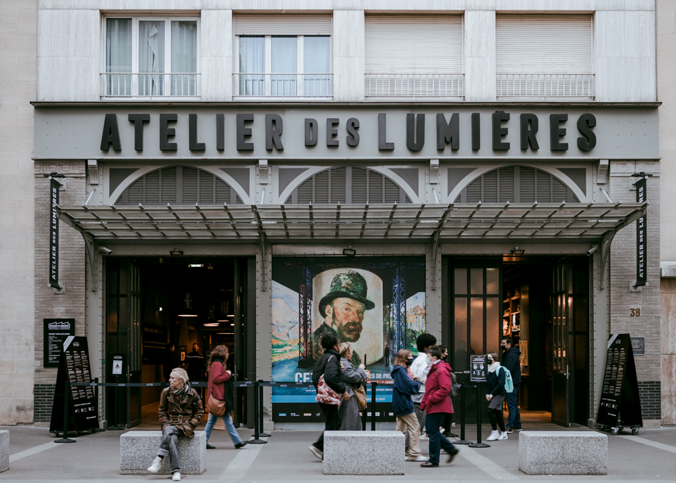 Atelier des Lumieres, Cezanne, Paris