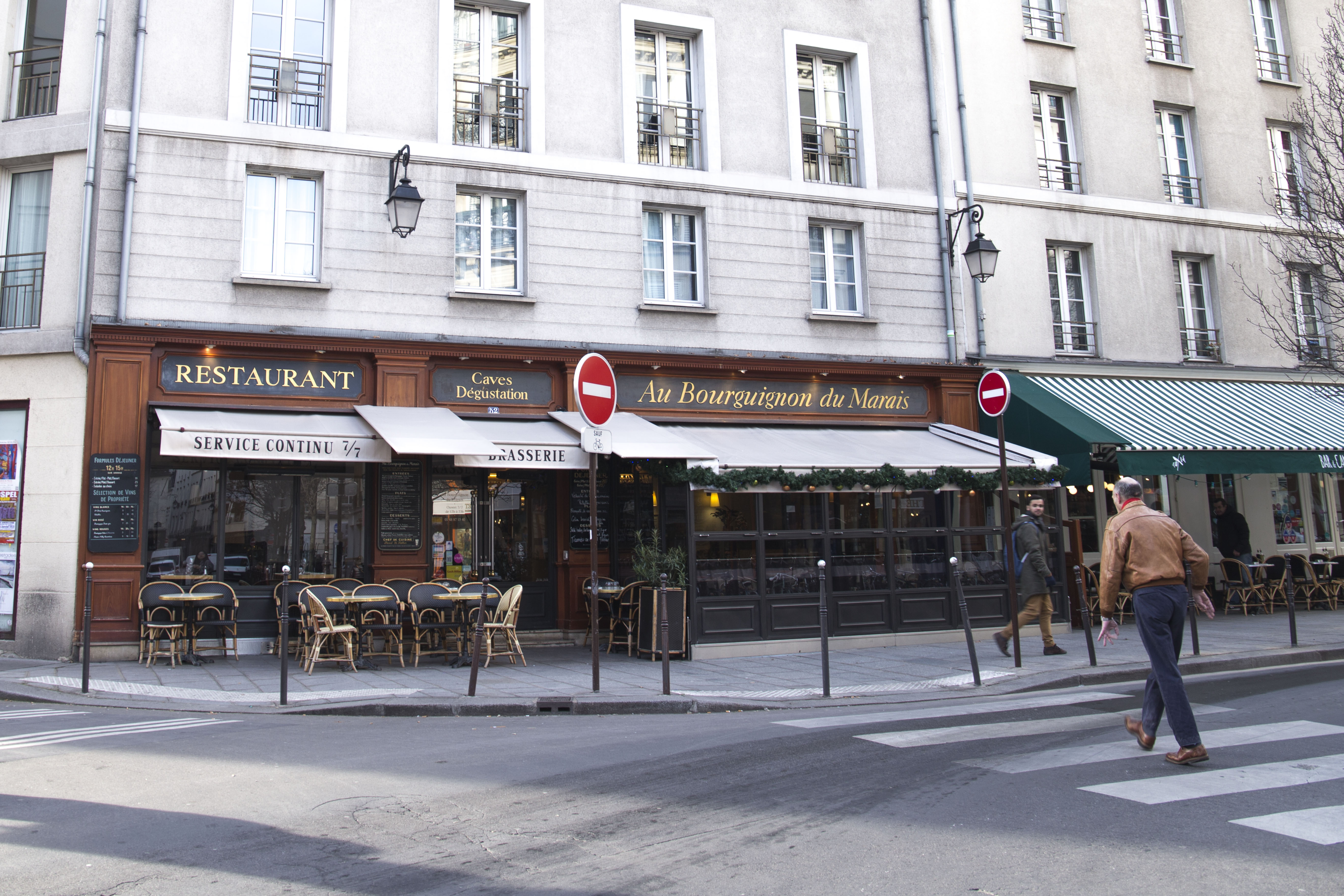 パリのおすすめレストランで本場フレンチ、オ・ブルギニョン・デュ・マレAU BOURGUIGNON DU MARAIS