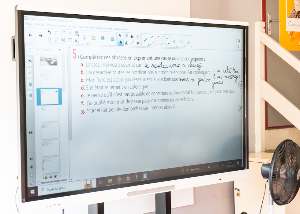 DELF test TCF preparation alliance française