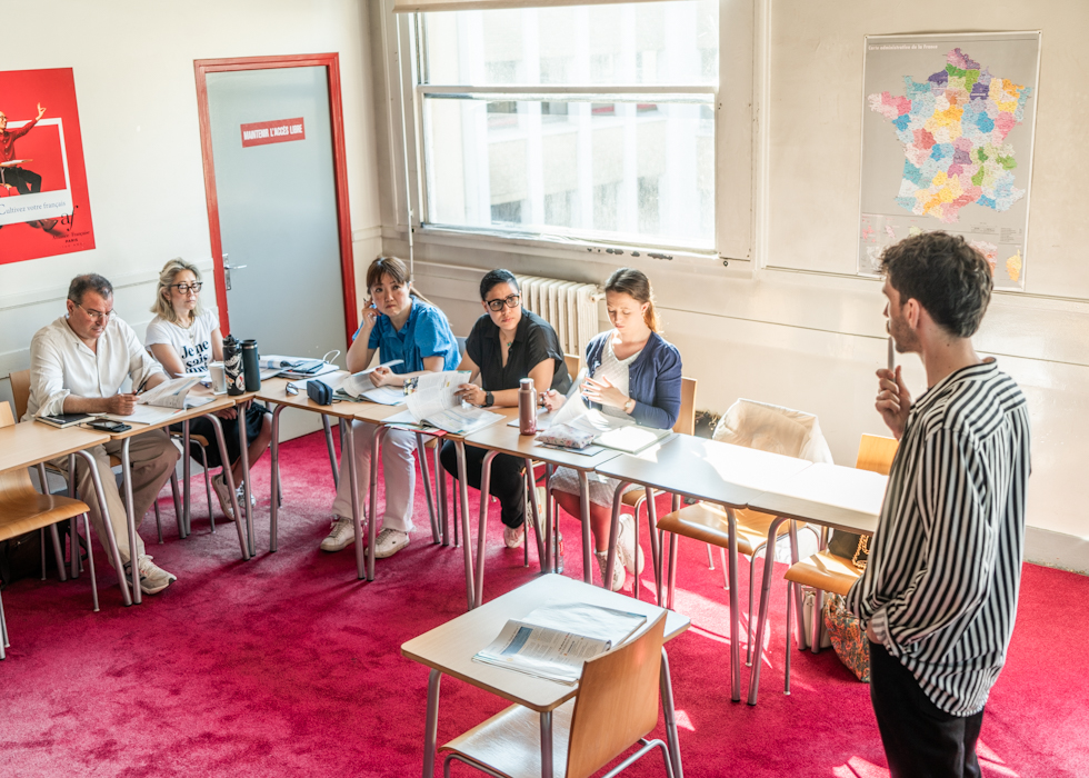 French language program alliance française