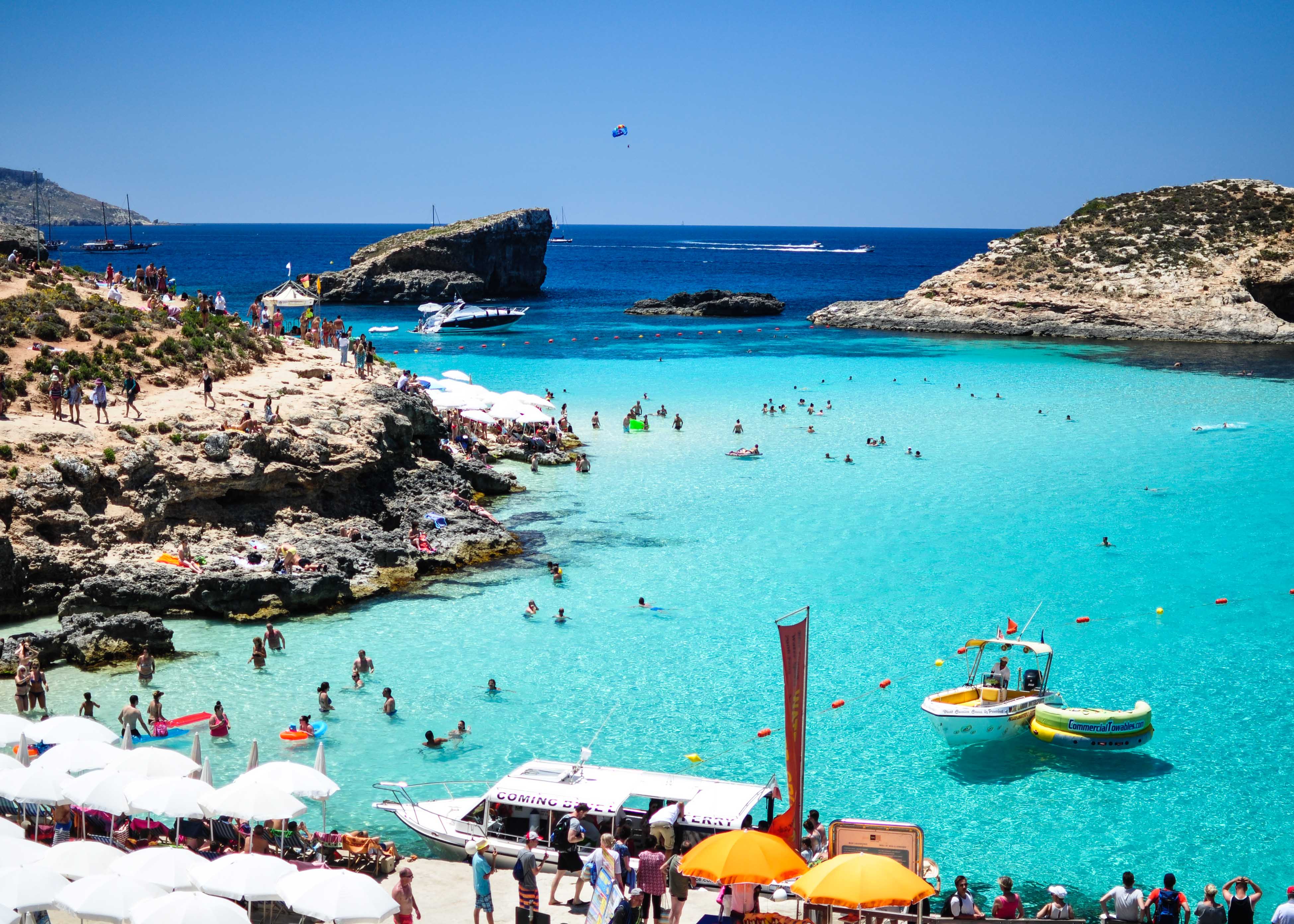 Where to visit in Malta? Summer in Malta, Comino Island, Blue Lagoon