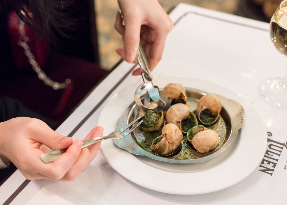 famous French cooking:Burgundy Snails