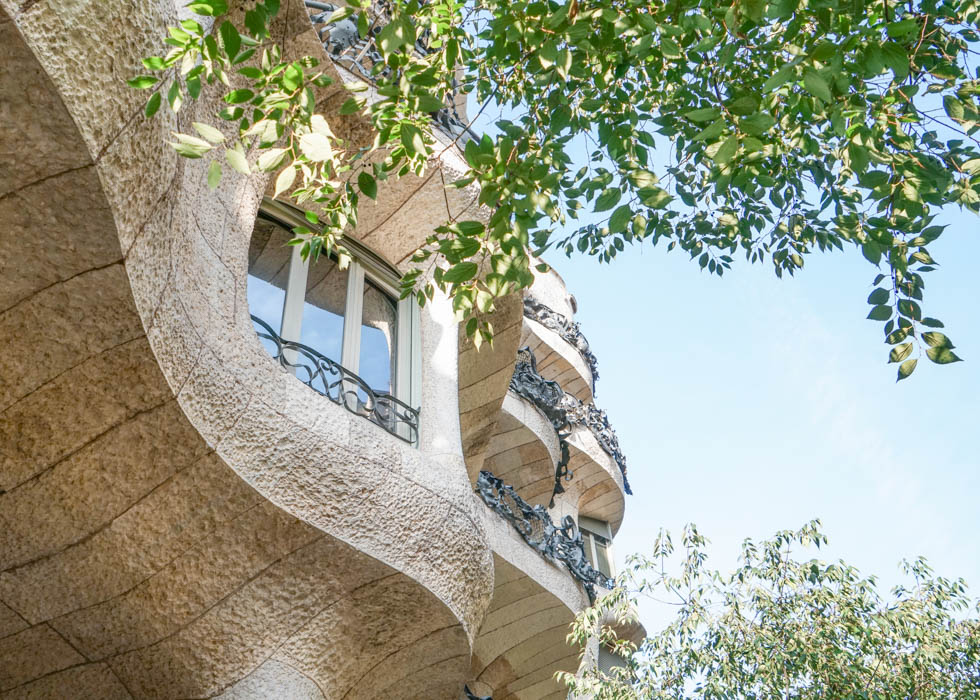 Spain Barcelona Gaudi Casa Mila