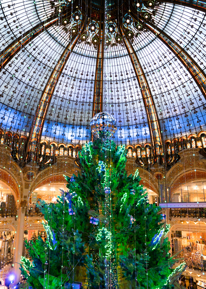 Galeries Lafayette Christmas Tree in Paris 巴黎圣诞树