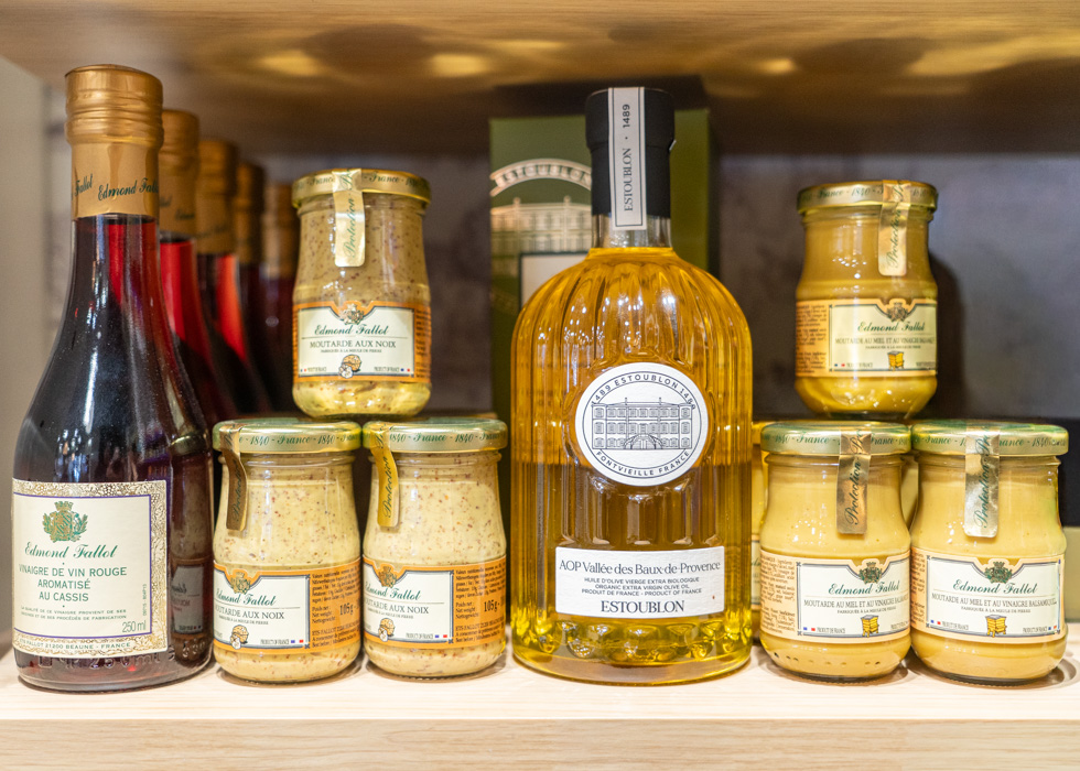 french olive oil and mustard