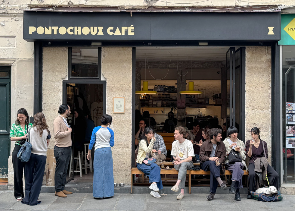 Coffee shop in Marais