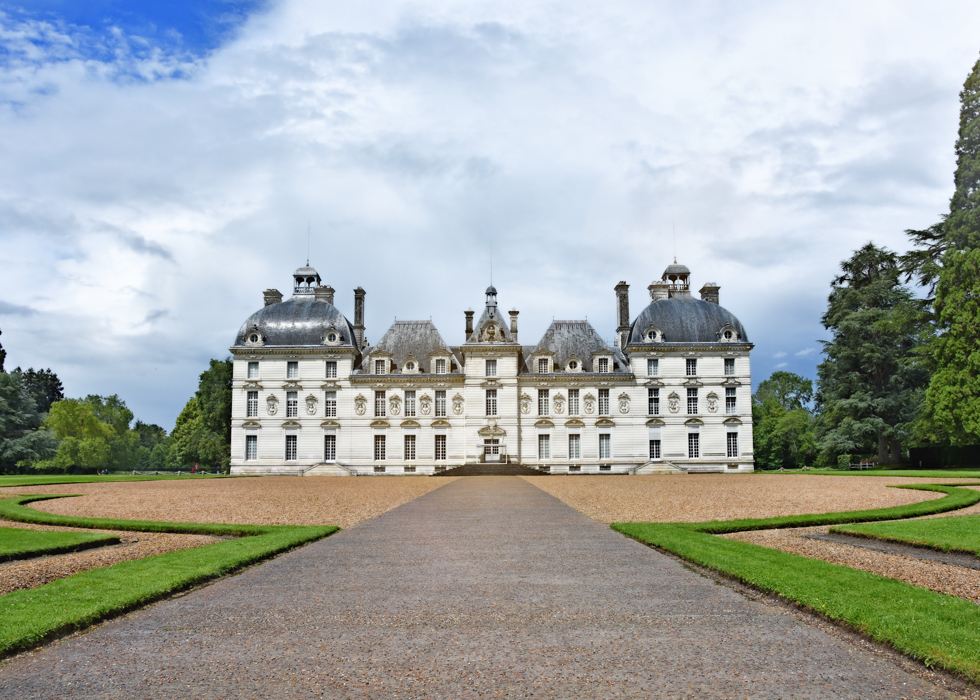 The panorama of the chateau