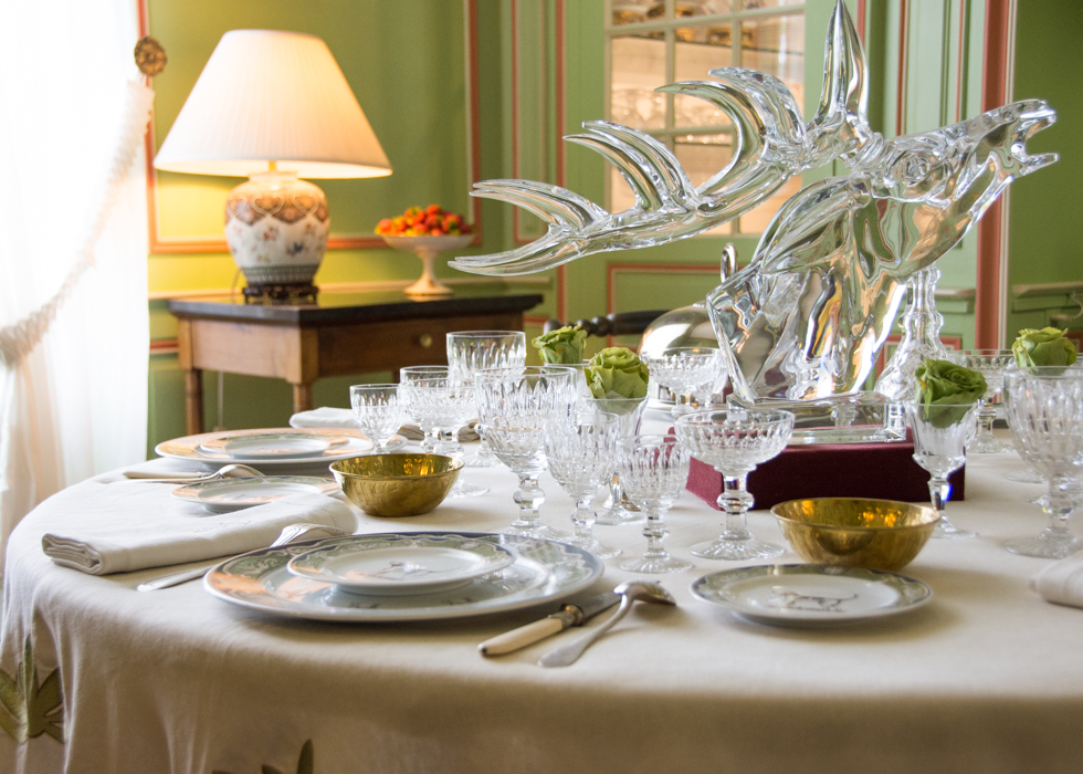雪維尼城堡 家庭用餐時的餐桌