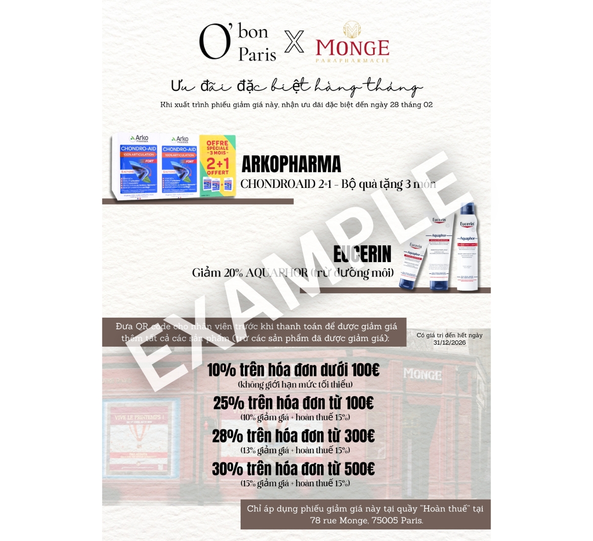 Mua dược mỹ phẩm Ph&aacute;p