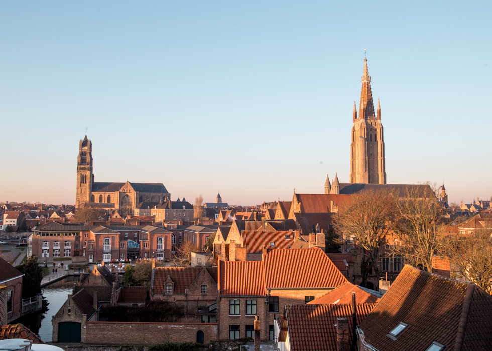Bruges ngắm cảnh thành phố ở đâu