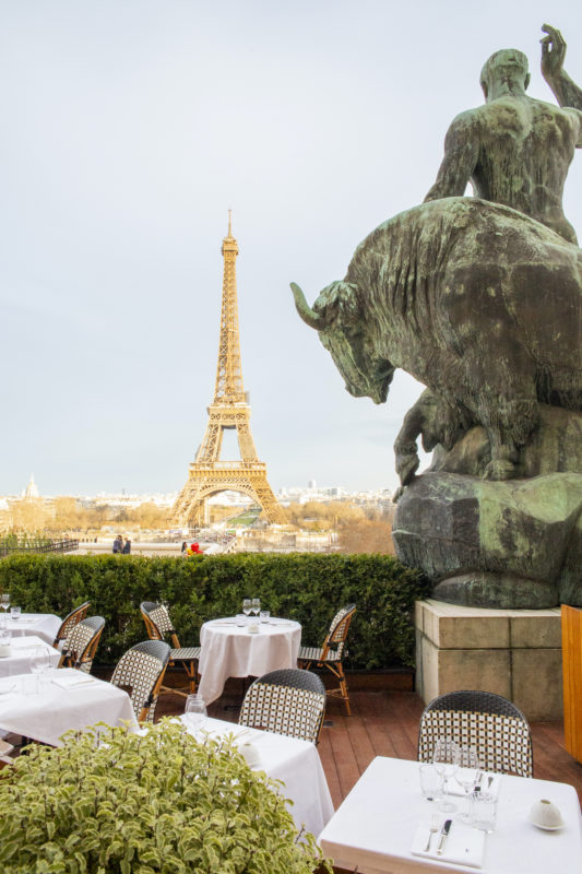 CAFÉ DE L’HOMME Eiffel Tower View