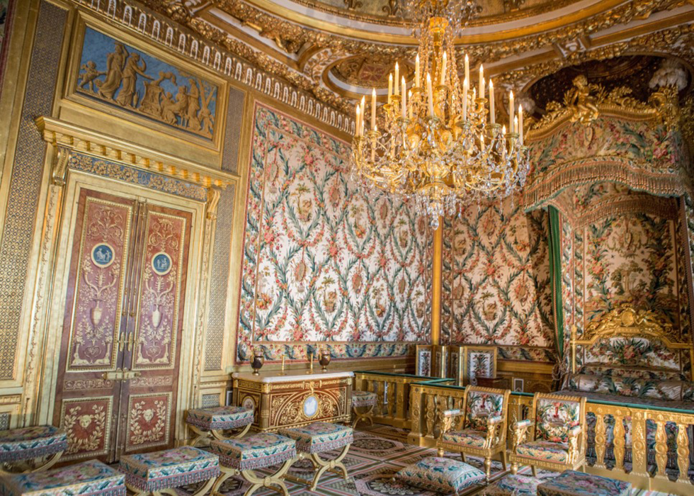 Спальня королевы, Фонтенбло, Франция