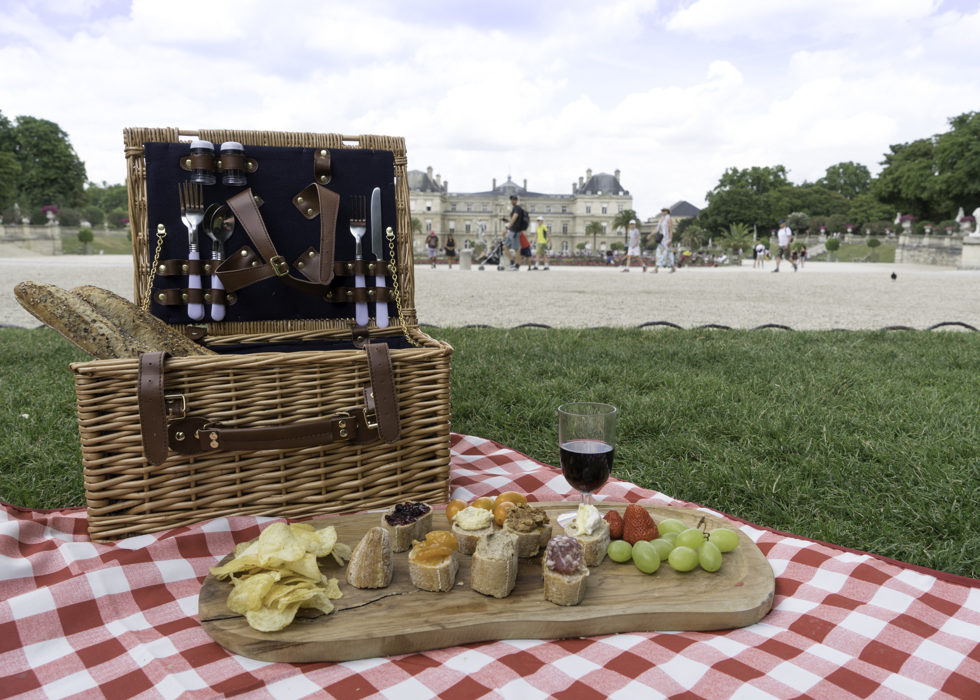 french picnic jardin du Luxembourg 