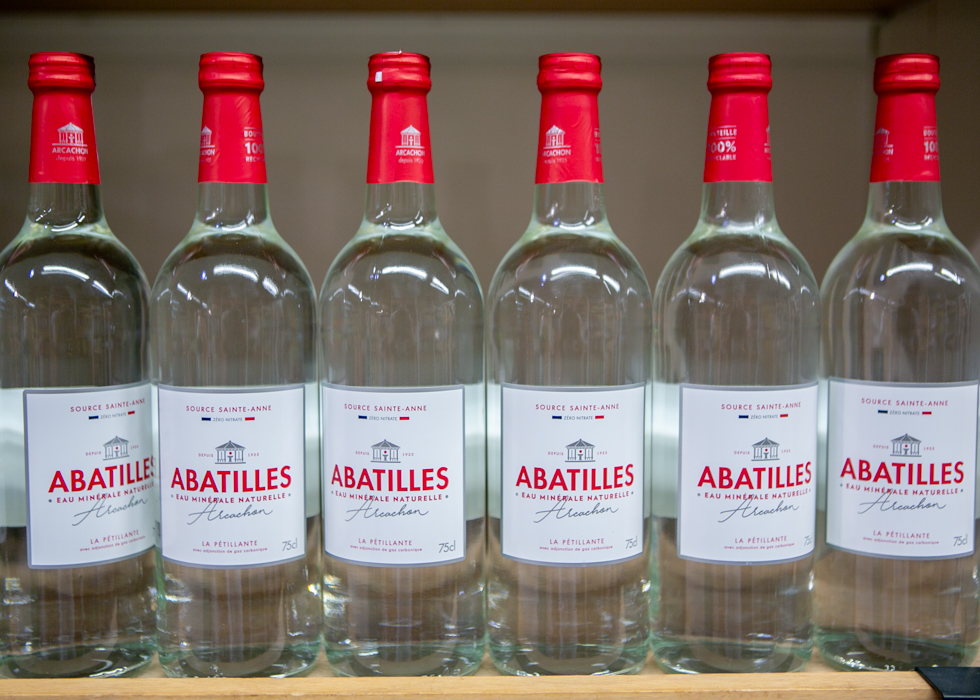 French sparkling water Abatilles Arcachon