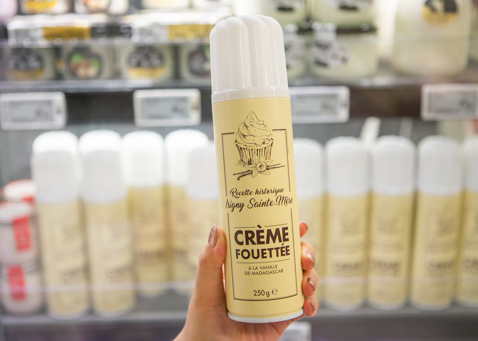 crème chantilly french whipped cream