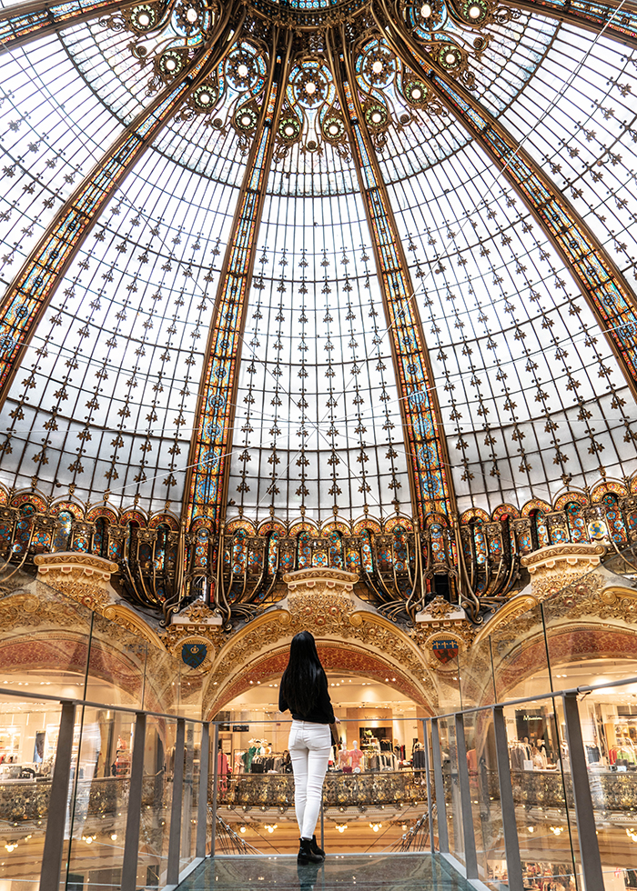 Louis Vuitton Paris Galeries Lafayette store, France