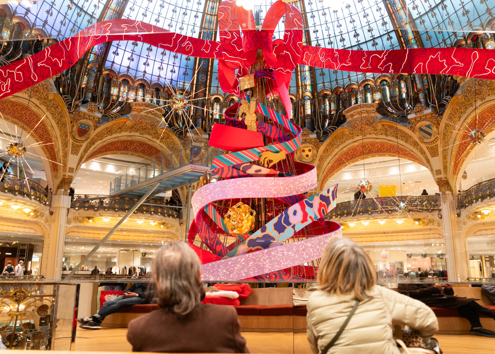 Galeries Lafayette 2025 Christmas tree
