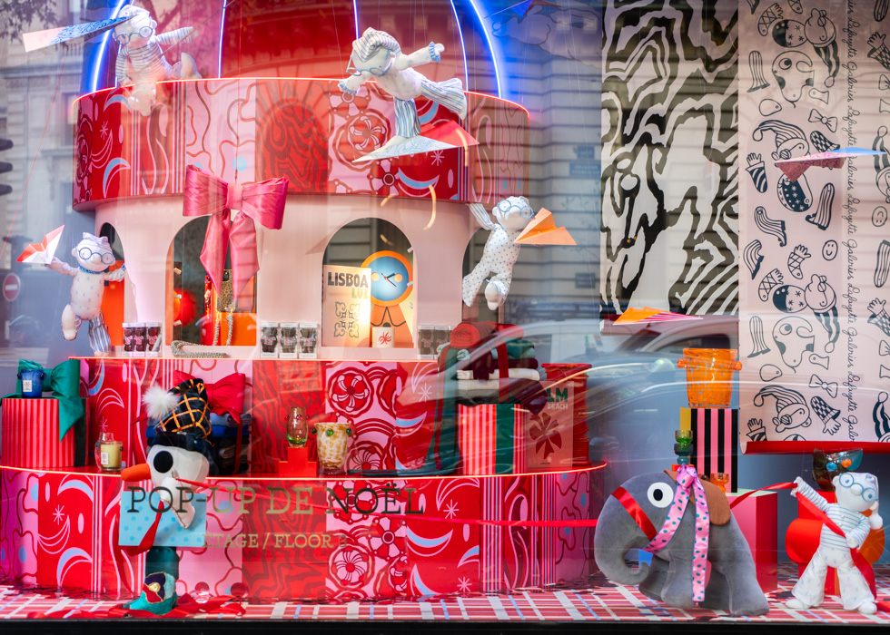 2025 Window decorations of Galeries Lafayette