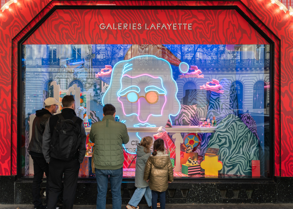 Galeries Lafayette store window displays