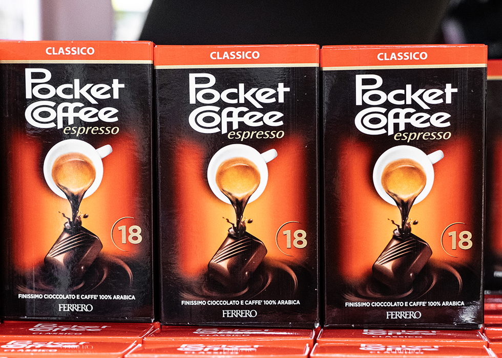 ของฝากจากอิตาลี : POCKET COFFEE CHOCOLATE