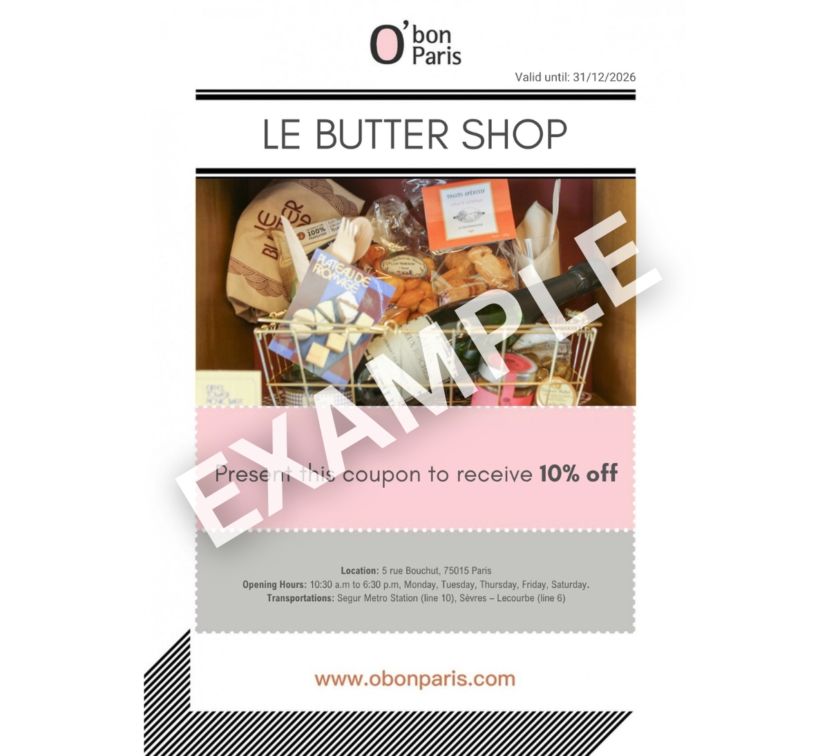 LE BUTTER SHOP PARIS