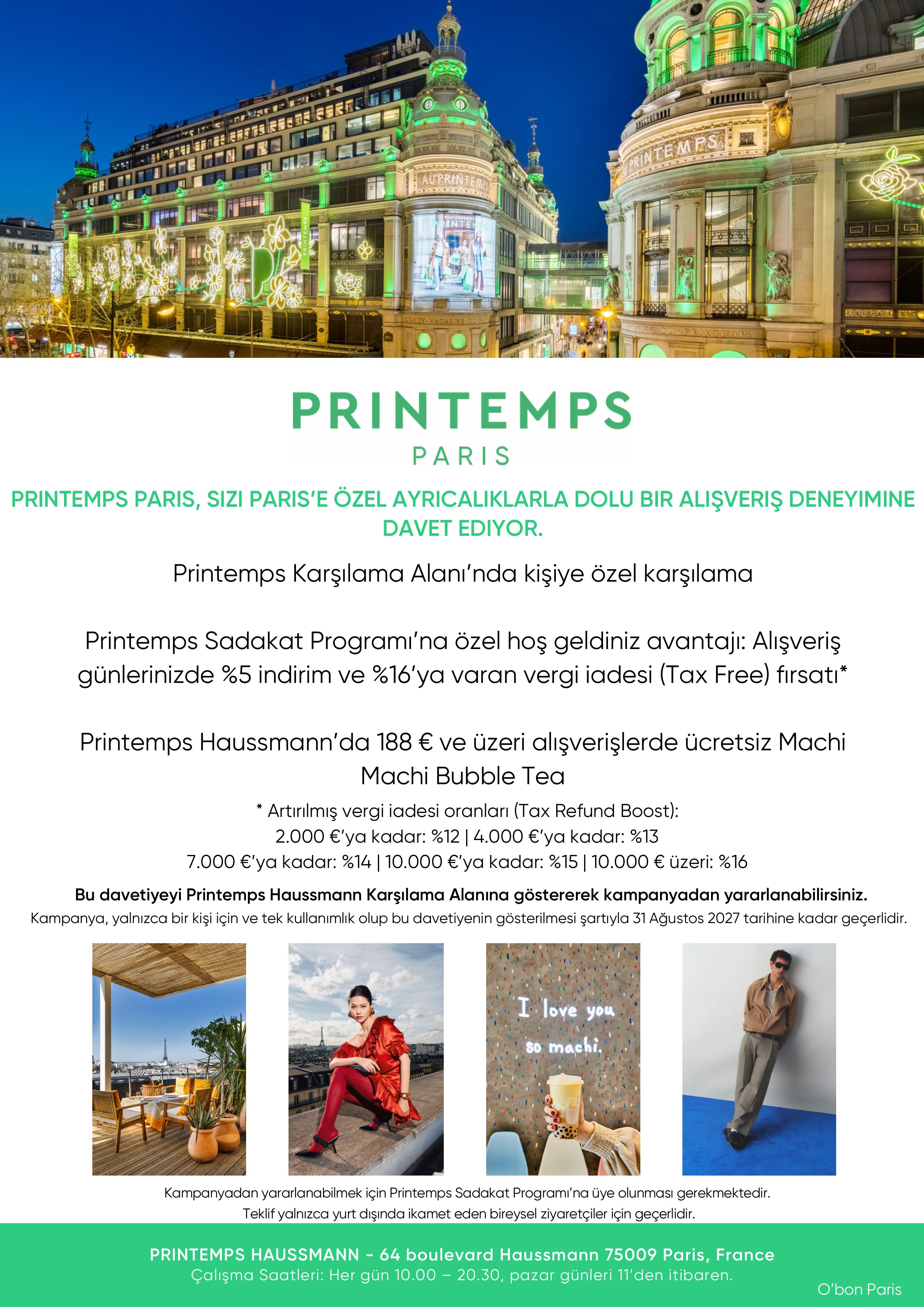 Le Printemps Paris discount