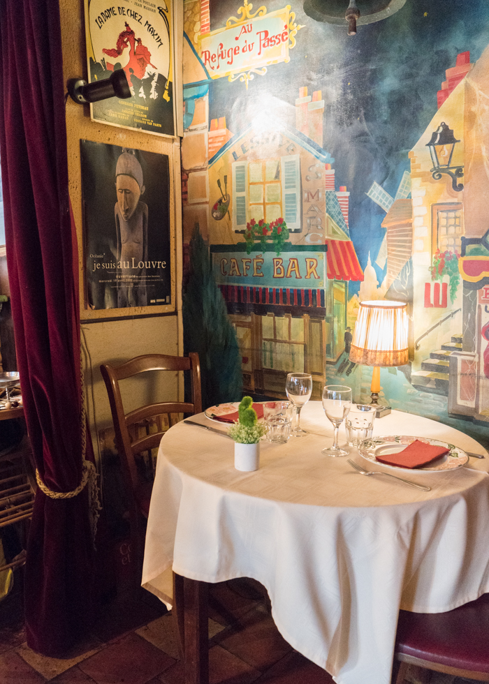 Le refuge du passé, ресторан в Париже