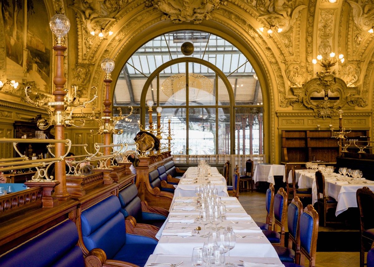 Ресторан с историей в Париже - "Синий экспресс"