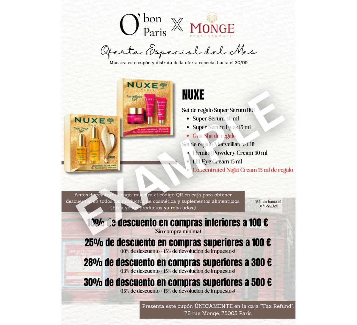 Farmacia Monge cupon offerta decuento