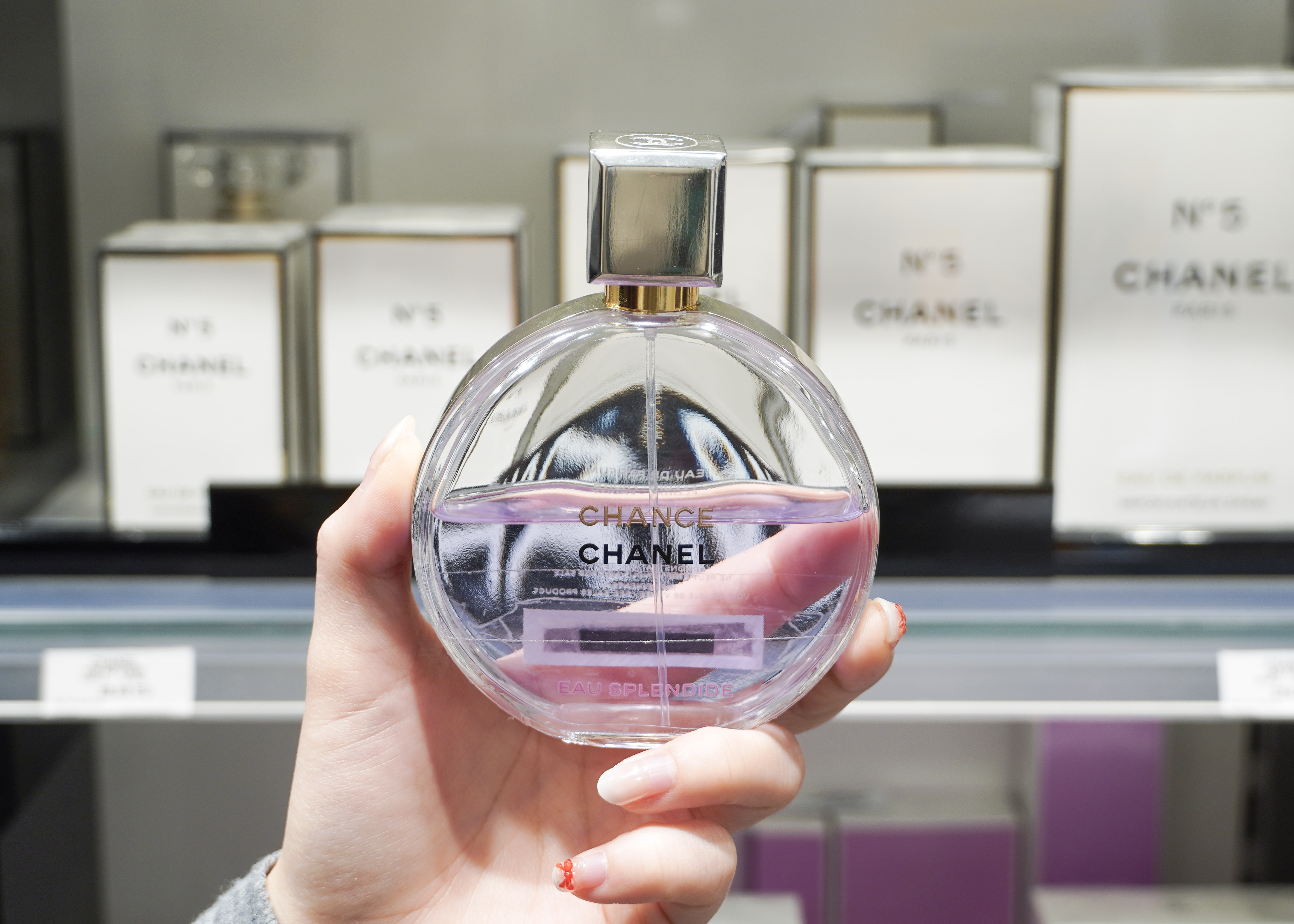 CHANEL Chance Eau Tendre purple fragrance