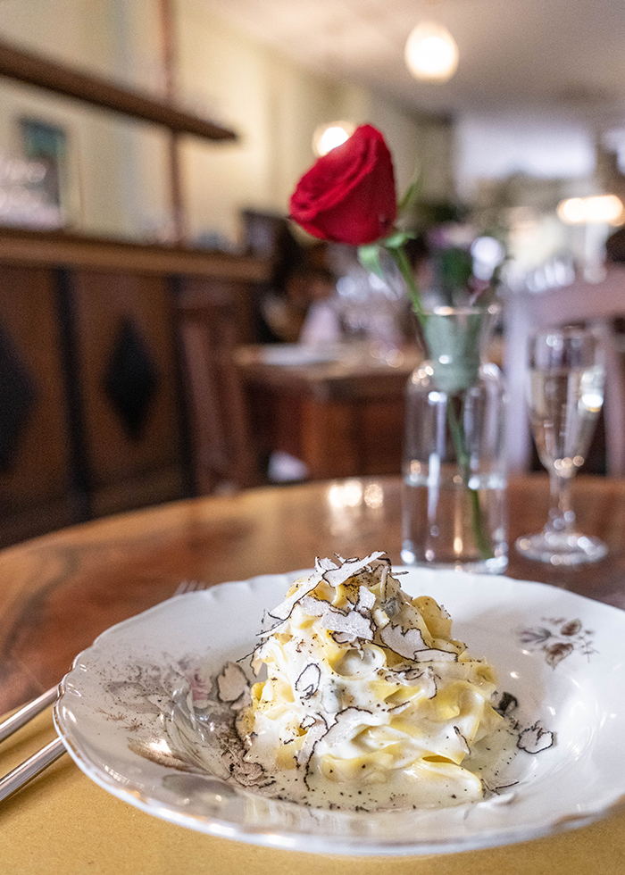 Florence truffle pasta : OSTERIA PASTELLA