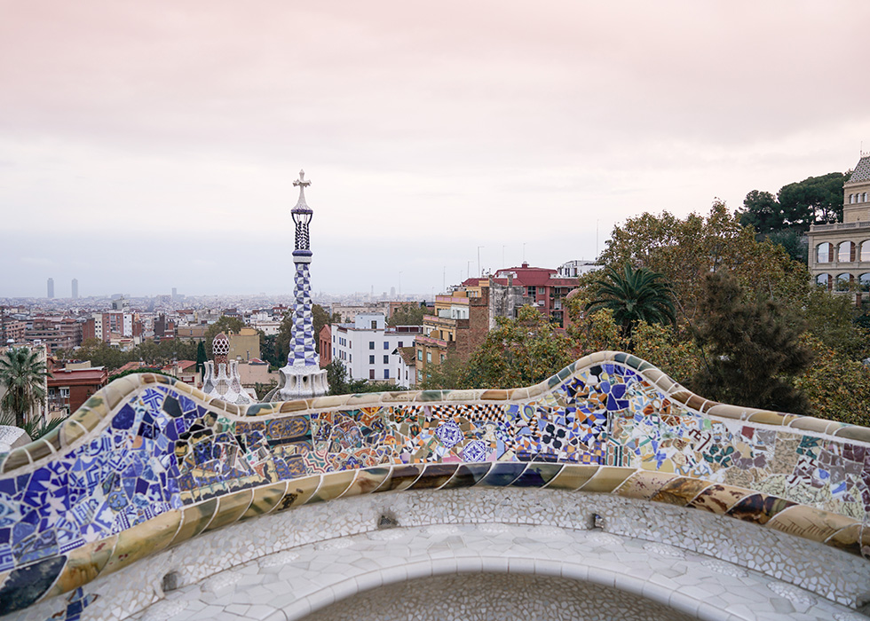 Parc Guell ghế dài