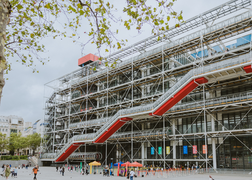 trung tâm nghệ thuật bảo tàng Pompidou