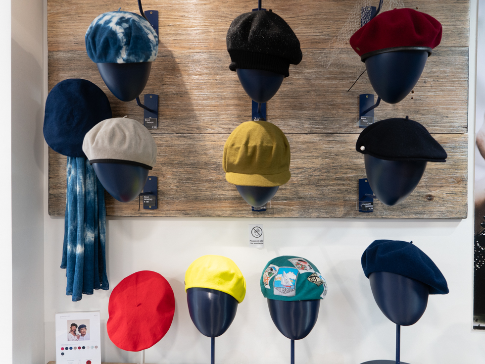 Colourful summer beret