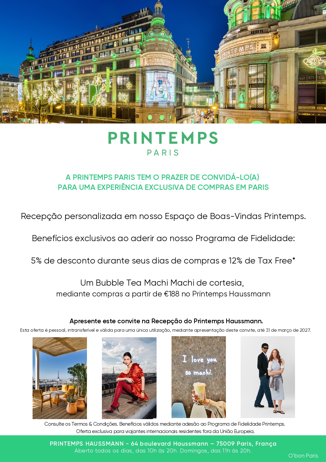 Le Printemps Paris discount