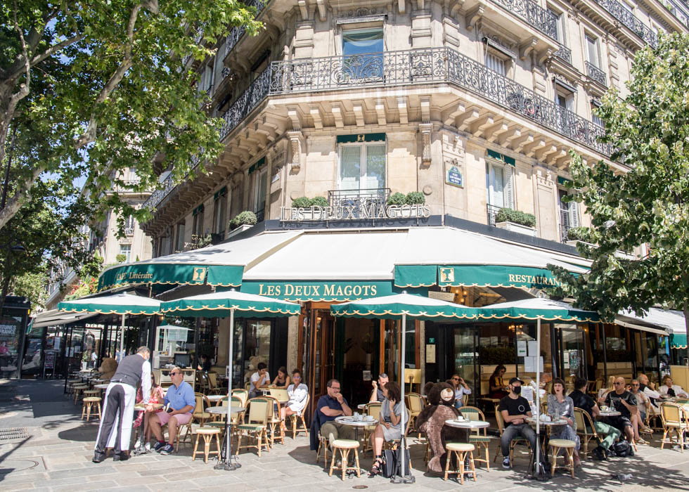 法國巴黎 左岸雙叟咖啡館