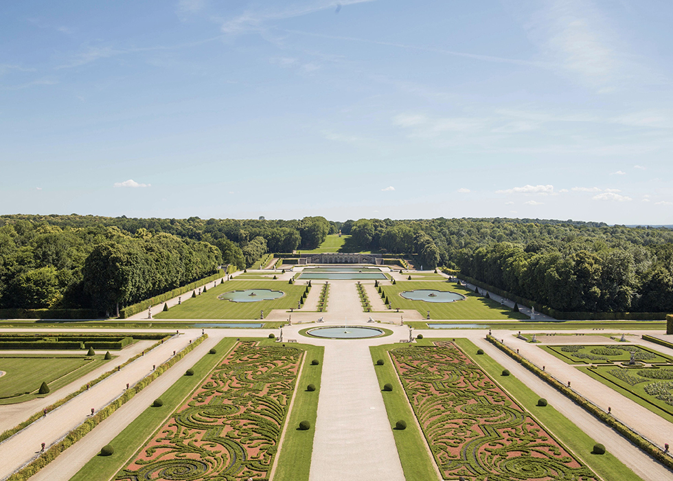 Сад замка Во-ле-Виконт, Франция