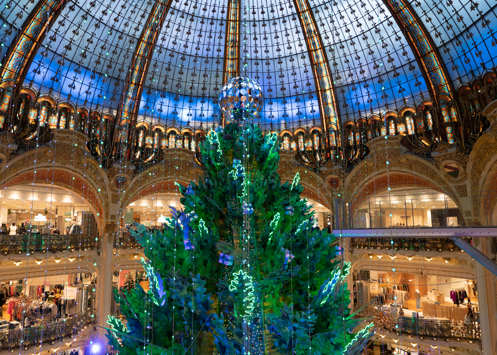 巴黎拉法葉聖誕樹