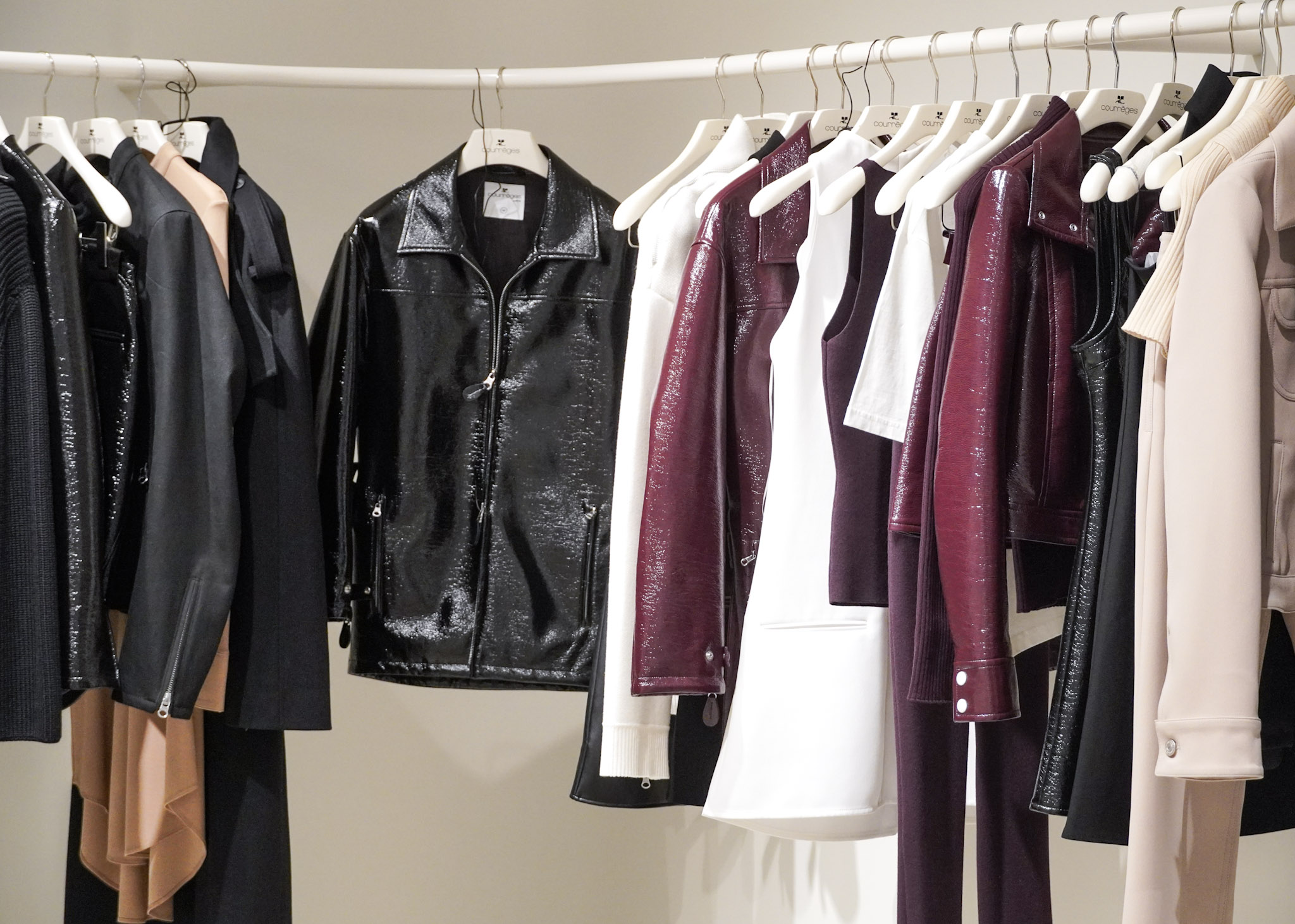 Courrèges autumn coats and jackets